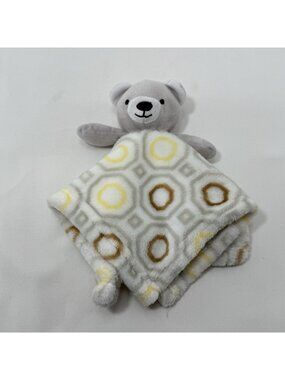 Bebe Favorite Bear Security Blanket Lovey Plush Blankie 11” Toy Baby Infant Crib